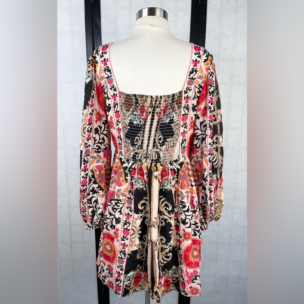 Anthropology Nikasha Floral Patterned Women's Dress large - Picture 3 of 9